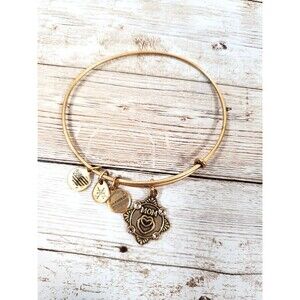 Alex & Ani silver tone MOM bracelet‎ Mother's Day adjustable charms